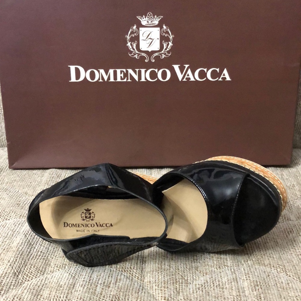 DOMENICO VACCA PLATFORM SANDALS SIZE 39 - Picture 8 of 8